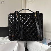 Chanel 22K Backpack Patent Black 31.5*31*9cm - 3