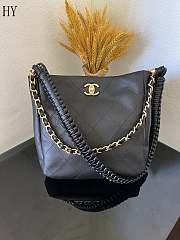 Chanel Calfskin Stitched Easy Mood Hobo 26*25*7.5cm - 1