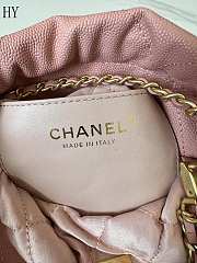 Chanel 22 Mini Caviar Pink Gold 19-20-6cm - 3