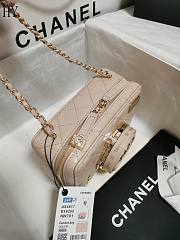 Chanel Camera Bag Beige 11.5×16×6cm - 3