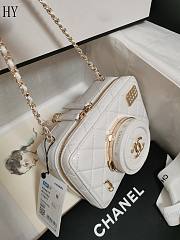 Chanel Camera Bag White 11.5×16×6cm - 5