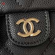 Chanel 23K Triple Pocket Backpack Black 21.5x19.5x12cm - 3