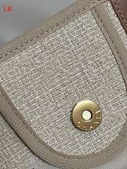 Chanel Deauville Tote Bag Beige 38×30×18cm - 5