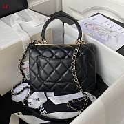 Chanel Trendy CC Black with Gold Hardware 20cm - 2