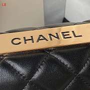 Chanel Trendy CC Black with Gold Hardware 20cm - 3