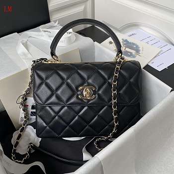 Chanel Trendy CC Black with Gold Hardware 25cm