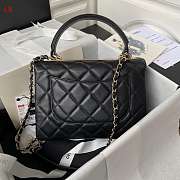 Chanel Trendy CC Black with Gold Hardware 25cm - 2