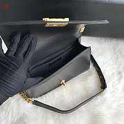 Chanel Boy Old Medium Lambskin Black Gold 25cm - 5