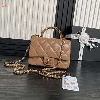 Chanel 21P Caramel Flap Bag 19cm