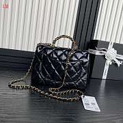 Chanel 21P Black Flap Bag 25cm - 3