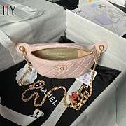 Chanel 24A AS4113 Double C Waist Bag Pink 27cm - 5