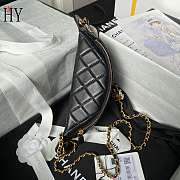 Chanel 24A AS4113 Double C Waist Bag Black 27cm - 5