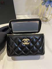 Chanel Vanity Pearl Bag Black 17cm - 2