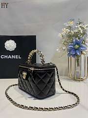 Chanel Vanity Pearl Bag Black 17cm - 3