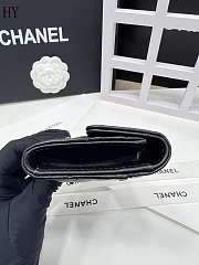 Chanel Classic Card Holder Lambskin Black Gold 11*8.5*3 - 5