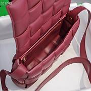 Bottega Veneta Burgundy Casette Padded Bag 26x18x8cm - 5