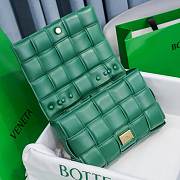 Bottega Veneta Dark Green Chain Cassette Bag 26x18x8cm - 3