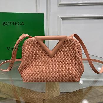 Bottega Veneta Small Point Bag Caramel 16*24*8cm