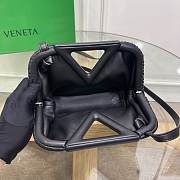 Bottega Veneta Small Point Bag Black 16*24*8cm - 5