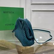 Bottega Veneta Small Point Bag Blue 16*24*8cm - 2