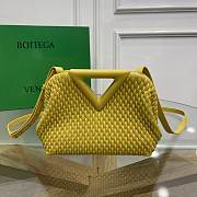 Bottega Veneta Small Point Bag Yellow 16*24*8cm - 1