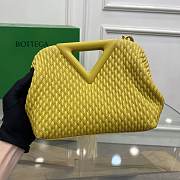 Bottega Veneta Small Point Bag Yellow 16*24*8cm - 4