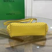 Bottega Veneta Small Point Bag Yellow 16*24*8cm - 3