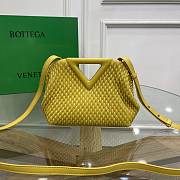 Bottega Veneta Small Point Bag Yellow 16*24*8cm - 2