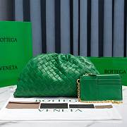 Bottega Veneta The Pouch Green 38*20*8.5cm - 1