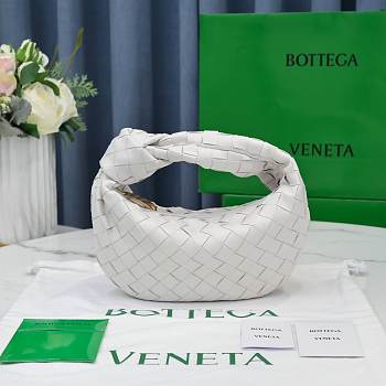 Bottega Veneta Jodie White 23x28x8cm