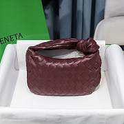 	 Bottega Veneta Jodie Burgundy 23x28x8cm - 4