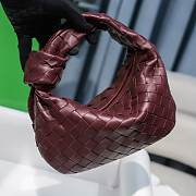 	 Bottega Veneta Jodie Burgundy 23x28x8cm - 3