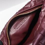 	 Bottega Veneta Jodie Burgundy 23x28x8cm - 2