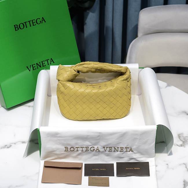 Bottega Veneta Jodie Mustard 23x28x8cm - 1