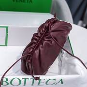 Bottega Veneta Burgundy The Pouch Clutch 23*13*7cm - 5