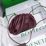 Bottega Veneta Burgundy The Pouch Clutch 23*13*7cm - 3