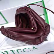 Bottega Veneta Burgundy The Pouch Clutch 23*13*7cm - 2