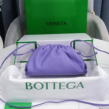 Bottega Veneta Lavender The Pouch Clutch 23*13*7cm