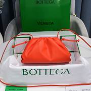 Bottega Veneta Orange The Pouch Clutch 23*13*7cm - 1