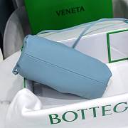 Bottega Veneta Light Blue The Pouch Clutch 23*13*7cm - 2