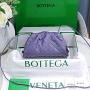 Bottega Veneta Purple The Mini Pouch 22×12×7cm - 1