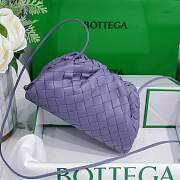 Bottega Veneta Purple The Mini Pouch 22×12×7cm - 3