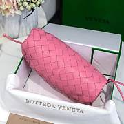 Bottega Veneta Pink The Mini Pouch 22×12×7cm - 4