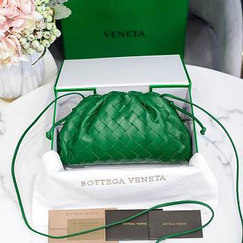 Bottega Veneta Green The Mini Pouch 22×12×7cm