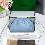 Bottega Veneta Light Blue The Mini Pouch 22×12×7cm - 1