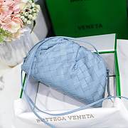 Bottega Veneta Light Blue The Mini Pouch 22×12×7cm - 5