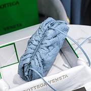 Bottega Veneta Light Blue The Mini Pouch 22×12×7cm - 3