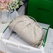 Bottega Veneta White The Mini Pouch 22×12×7cm - 5