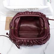 Bottega Veneta Burgundy The Mini Pouch 22×12×7cm - 4