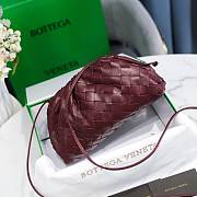 Bottega Veneta Burgundy The Mini Pouch 22×12×7cm - 3